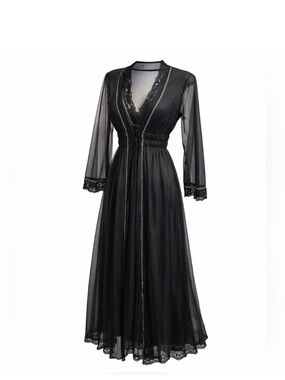 Vintage 60’s-70’s peignoir set slip robe